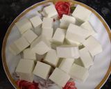A picture of step 3 of Shahi paneer.