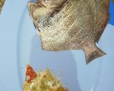 A picture of step 2 of Meen pollichathu/ Fish fried in banana leaf wrap.