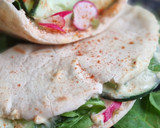 Foto del paso 8 de la receta: Pita sándwich de hummus y pepino🥙🥙