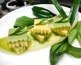 Hình bước làm 5 của món Rau câu sữa bắp lá dứa