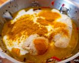 Une image de l'étape 6 de Poulet-riz-légumes vapeur au curry et curcuma.