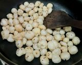A picture of step 1 of Makhana Kheer.