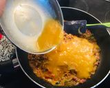 Tejes, szines omlett recept fázis 3 fotója