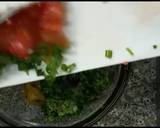 Half fry egg and mixed vegetables egg with paratha recipe step 4 photo