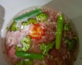 Foto langkah ke 2 dari resep Mpasi Slowcooker Bubur Oat Daging Tempe #menu4bintang.