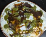A picture of step 8 of Dahi Boondi Chaat.