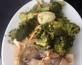 Foto del paso 4 de la receta: Bacalao salado con coles de bruselas y brécol