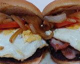 Foto del paso 11 de la receta: Hamburguesas caseras bacon, queso azul y masala