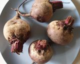 A picture of step 5 of Thandai beetroot delight.
