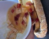 Reggeli töltött csónak recept fázis 2 fotója