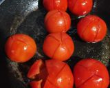 A picture of step 4 of Hyderabadi tamatar ka salan.