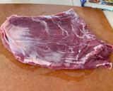 A picture of step 1 of Rolled Flank Steak Kebabs.