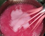 Foto langkah ke 2 dari resep Es Lumut Strawberry.