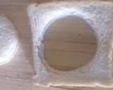 A picture of step 1 of Egg in a hole.