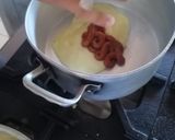 Foto del paso 6 de la receta: Mousse de piloncillo cubierto con un glaseado espejo