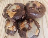 Foto del paso 4 de la receta: Redonditos de amor con chocolate 🍫 y pera 🍐