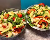 Φωτογραφία βήματος 2 της συνταγής Sumac Salad 🥗 σαλάτα με σουμάκ, αντίδια, ρόκα, σπανάκι, πιπεριές & δυόσμο 💚💚💚