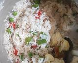 A picture of step 2 of Veg biryani.
