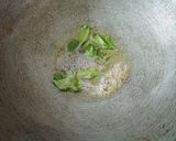 A picture of step 1 of Green chana potato curry.