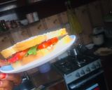 A picture of step 2 of BREAD (local sandwich)🥪.