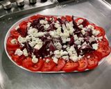 Une image de l'étape 6 de Salade de chicorée sauvage aux tomates et feta sauce balsamique.