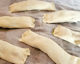 Foto del paso 5 de la receta: Cañas de hojaldre rellenas de turrón de chocolate y mermelada de naranja