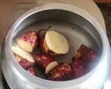 A picture of step 2 of Sweet potato chat.