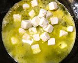 A picture of step 5 of Dhania Paneer (Coriander Paneer / Paneer in Coriander Gravy).
