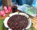 A picture of step 3 of Vegan Brown Rice and Red Bean Porridge.