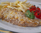 Foto del paso 4 de la receta: Escalope de ternera al horno con patatas fritas