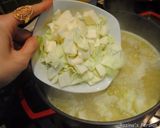 A picture of step 7 of Cabbage aash (A Soup From Iranian Azerbaijan) کلم آشی.
