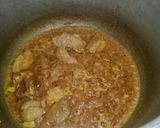 A picture of step 4 of Aloo gosht.