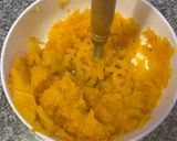 Foto del paso 6 de la receta: Wok de vegetales, merluza y fideos de arroz sobre puré de calabaza 🥙