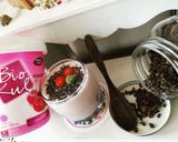 Foto langkah ke 3 dari resep Yogurt ceri+ chia seeds *cemilan #ketopad dan #debm.