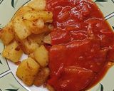 Lecsós szelet burgonyával recept fázis 4 fotója