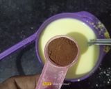 A picture of step 2 of Custard Powder Coffee.