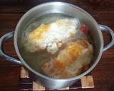 Sop soun dengan telur ceplok langkah memasak 4 foto