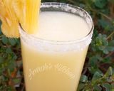 A picture of step 2 of Pineapple and coconut juice.