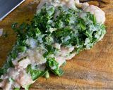 Foto del paso 1 de la receta: Nuggets de pollo, espinacas y zanahoria