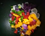 A picture of step 4 of Sauted veggies salad.