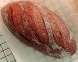 Foto langkah ke 18 dari resep Rye Chocolate Sourdough Baguette.