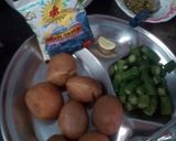 A picture of step 9 of Navratri thali.