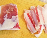 Foto del paso 1 de la receta: Tortilla de Patatas con Tocino ibérico