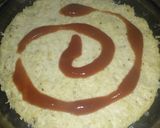 A picture of step 8 of Fusion of Italian pizza and Punjabi butter panner.