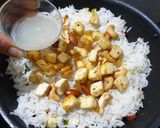 A picture of step 8 of Navratna Pulao.