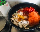 Foto del paso 2 de la receta: Briwat rellenas con verduras y atún🥟🥠
