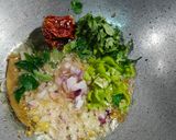 A picture of step 4 of Authentic Kathiawadi Dhokli nu shaak/ sabzi.