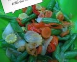 Foto langkah ke 4 dari resep Tumis sayur pelangi.