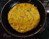 A picture of step 3 of Handwa Pancakes.