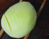 Hình bước làm 1 của món Khoai tây lốc xoáy phô mai